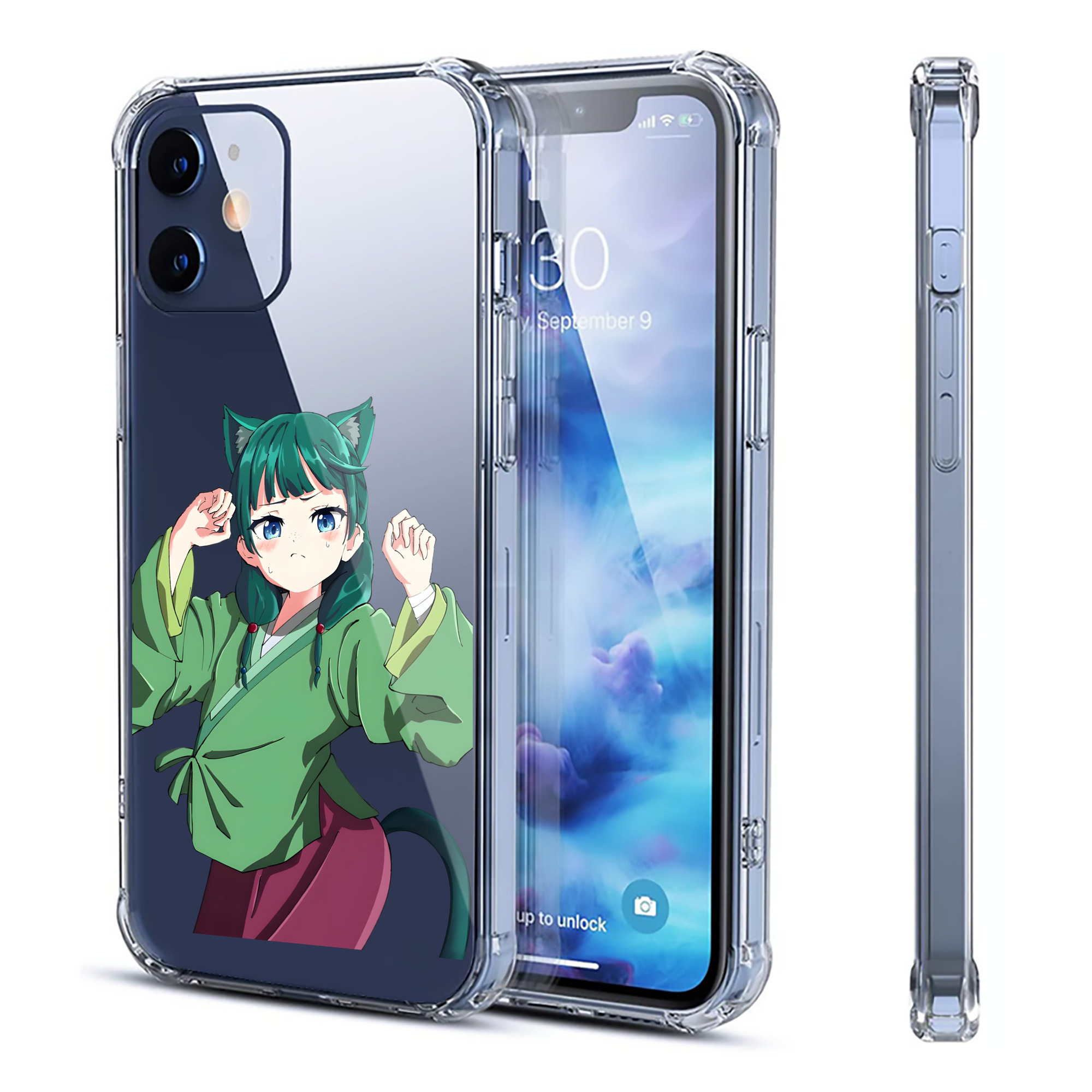 （画像用） 薬屋のひとりごと The Apothecary Diaries 【iPhone 12シリーズ対応】透明スマホケース（クリアソフトケース）